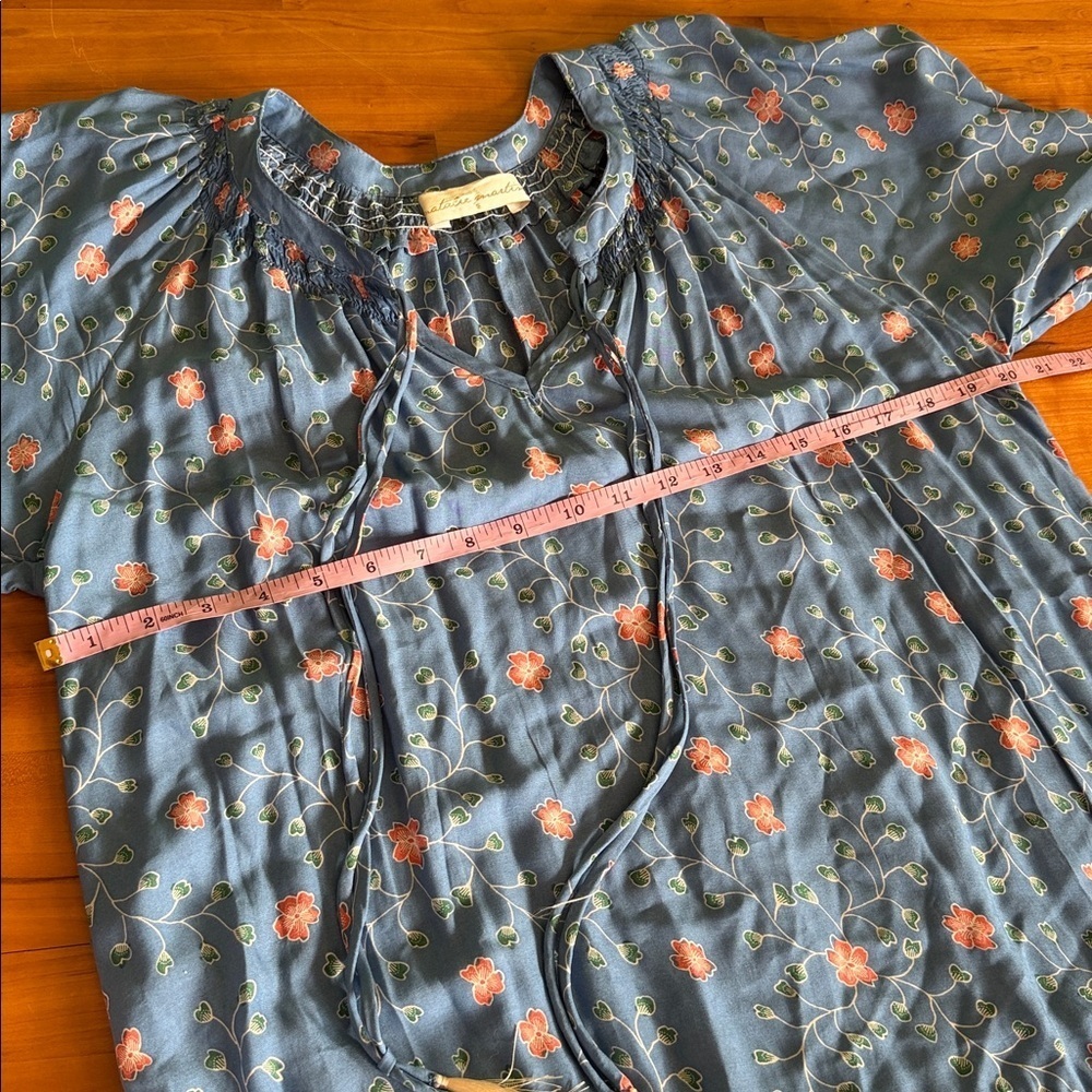 New Natalie Martin Stevie Dress size Small blue floral print - Picture 6 of 8